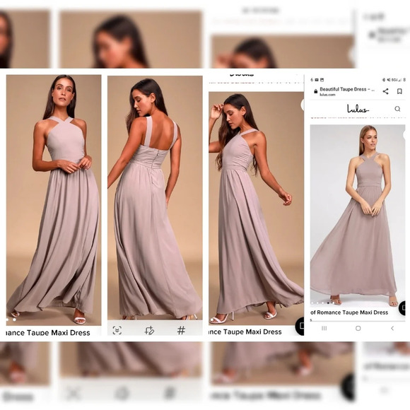 LULUS Air of Romance Taupe Maxi Dress - Picture 3 of 16